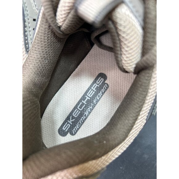 Skechers Mens Sneakers Size 12 Gray Memory Foam Athletic Walking Shoes - Picture 5 of 8